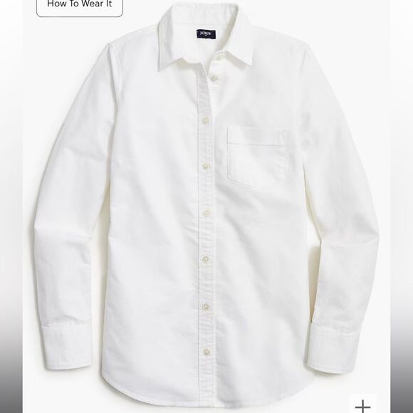 J. Crew Factory Button-up oxford shirt in signature fit - Picture 2 of 4